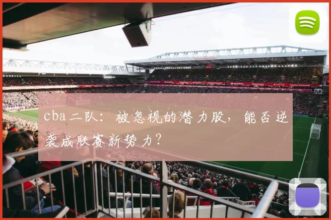 cba二队：被忽视的潜力股，能否逆袭成联赛新势力？